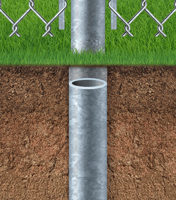 I Drive Chain Link fence post in North Carolina and South Carolina