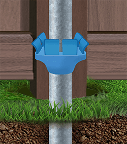 I Drive Composite fence post in North Carolina and South Carolina
