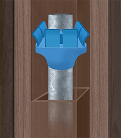 I Drive Composite fence post top in North Carolina and South Carolina