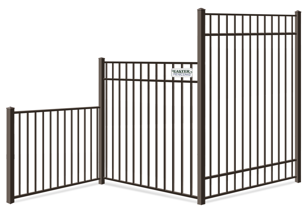 Aluminum fence height options North Carolina and South Carolina