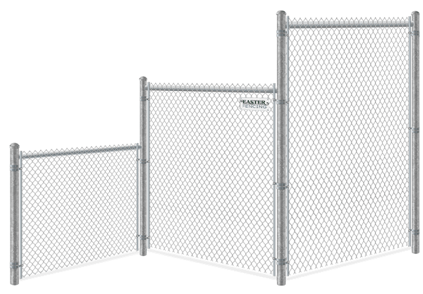 Chain Link fence height options North Carolina and South Carolina