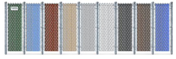 Privacy Slat Color Options For Chain Link Fence in North Carolina and South Carolina