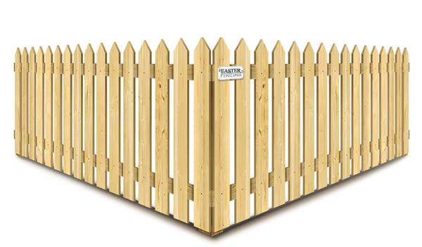 Gothic Picket wood fence company in North Carolina and South Carolina