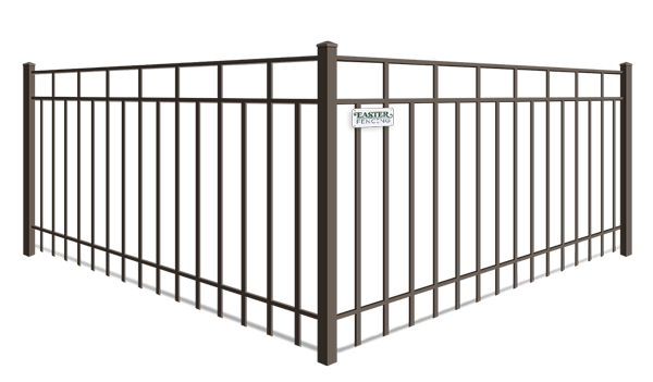 Alternating Picket Flat Top aluminum fence company in North Carolina and South Carolina