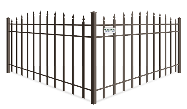 Arched Top aluminum fence company in North Carolina and South Carolina