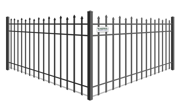 Staggered Picket aluminum fence company in North Carolina and South Carolina