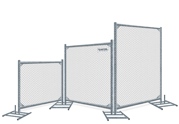Temporary fence height options North Carolina and South Carolina