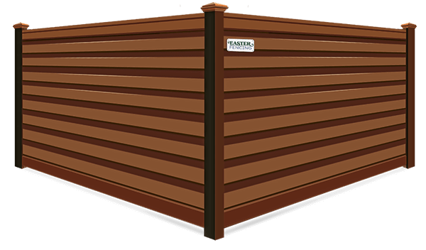 Saddle Horizontal Privacy Trex fence company in North Carolina and South Carolina