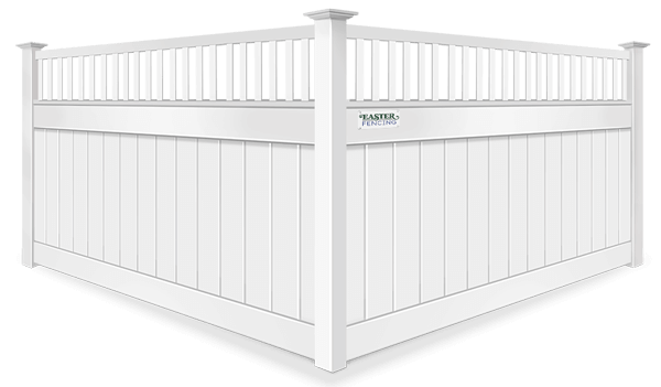Spindle Top vinyl fence contractor in North Carolina and South Carolina