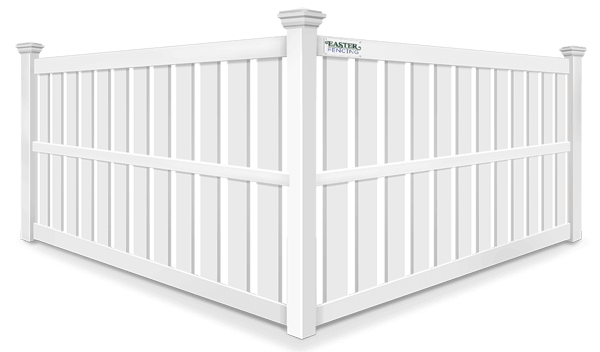 Semi-Privacy vinyl fence contractor in North Carolina and South Carolina