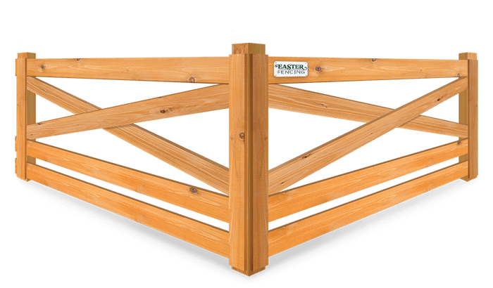 Crossbuck wood fence company in North Carolina and South Carolina