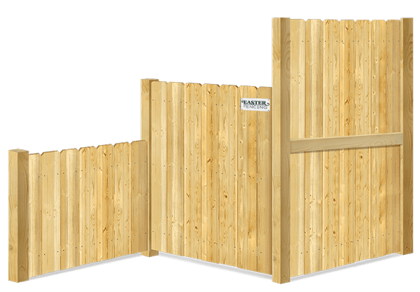 Wood fence height options North Carolina and South Carolina