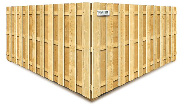Shadowbox wood fence company in North Carolina and South Carolina