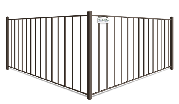 2 Rail Decorative Steel fence company in North Carolina and South Carolina