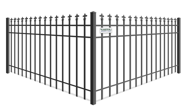 Fleur De Lis Finial wrought iron fence company in North Carolina and South Carolina